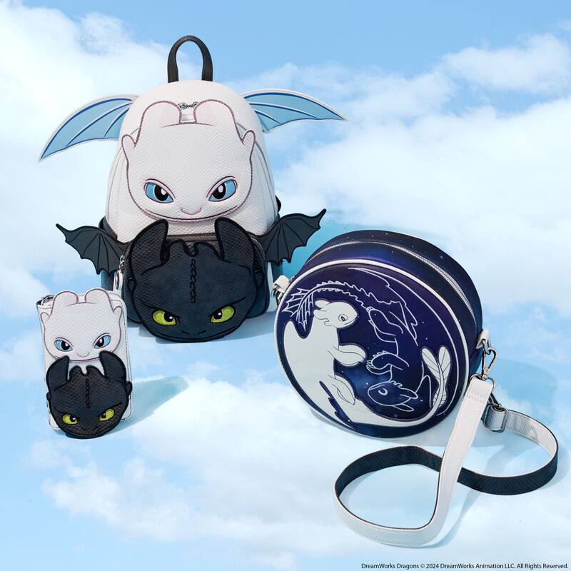 How to Train Your Dragon Light & Night Fury Crossbody Bag, , hi-res view 3